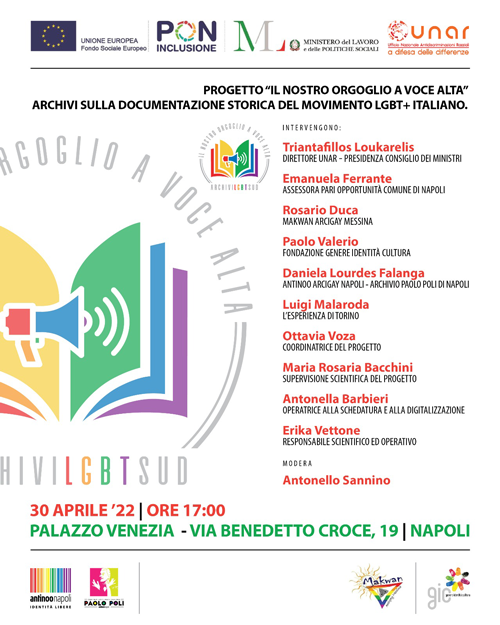 Evento di chiusura per il progetto Il nostro orgoglio a voce alta 1