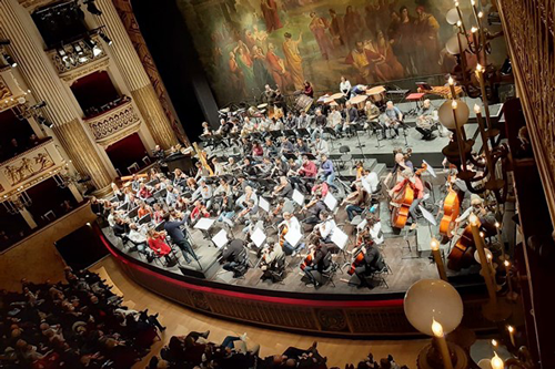 Festa di buon augurio per linizio della stagione teatrale 1