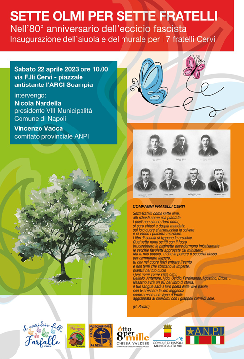 A Scampia sette olmi per sette fratelli 1
