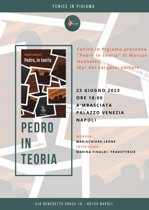 Mar dei Sargassi Edizioni presenta Pedro in teoria 1