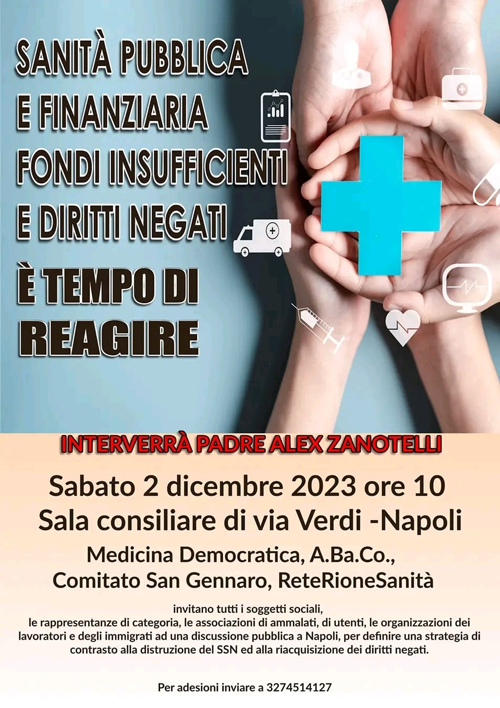 Sanità pubblica e sociale un incontro per il diritto alla salute 1